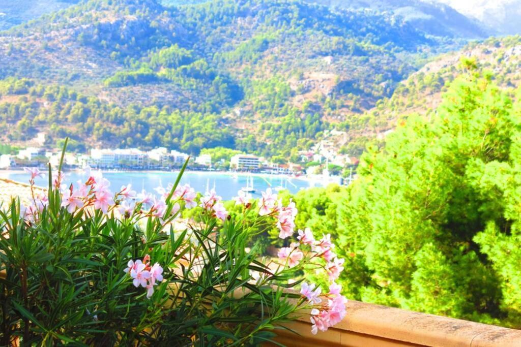 Ferienwohnung Apartamento Gran Terraza Privada Y Vistas Al Mar Puerto de Sóller Exterior foto